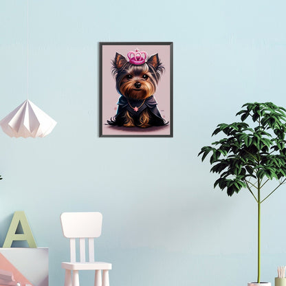 Yorkshire Terrier - Full Round Drill Diamond Painting 30*40CM