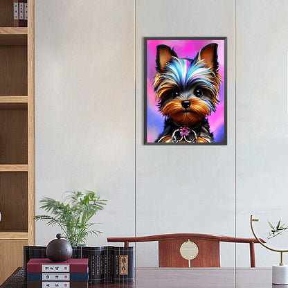 Yorkshire Terrier - Full Round Drill Diamond Painting 30*40CM