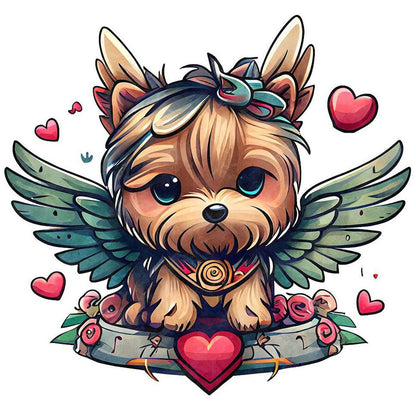 Yorkshire Terrier - Full Round Drill Diamond Painting 30*30CM