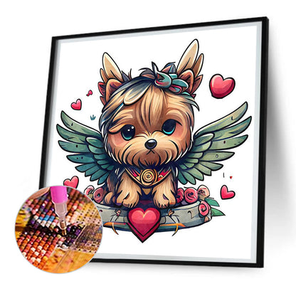 Yorkshire Terrier - Full Round Drill Diamond Painting 30*30CM