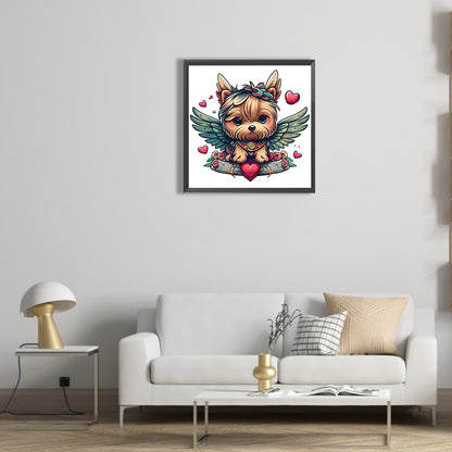Yorkshire Terrier - Full Round Drill Diamond Painting 30*30CM