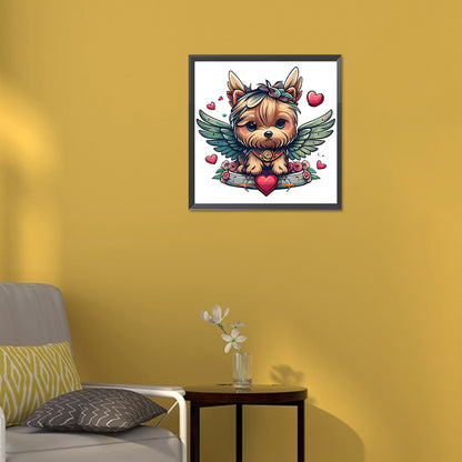 Yorkshire Terrier - Full Round Drill Diamond Painting 30*30CM