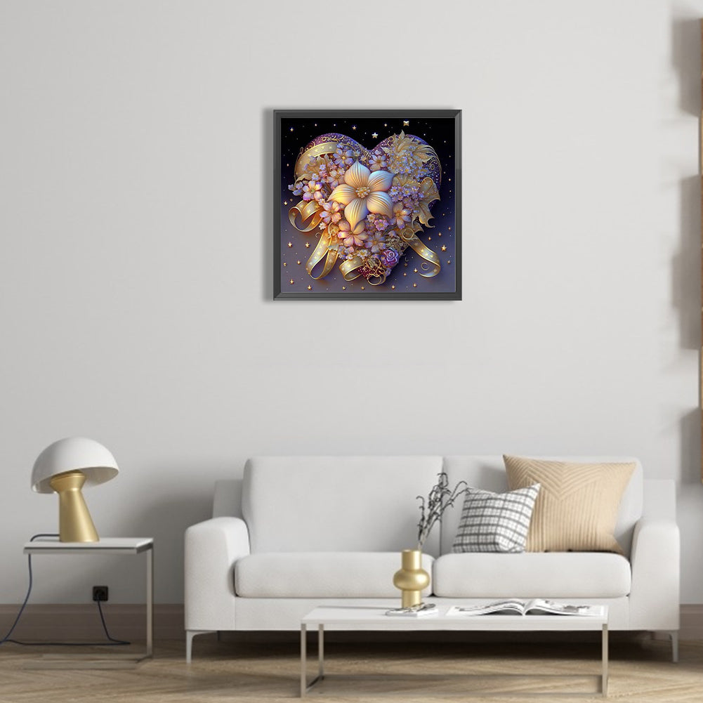 Love Flowers - Full Round Drill Diamond Painting 40*40CM