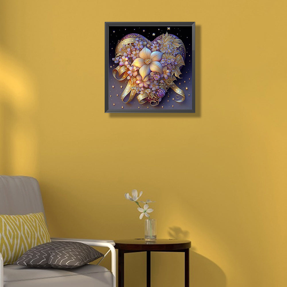 Love Flowers - Full Round Drill Diamond Painting 40*40CM