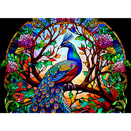 Garden Glass Painting - Full Round Drill Diamond Painting 40*30CM