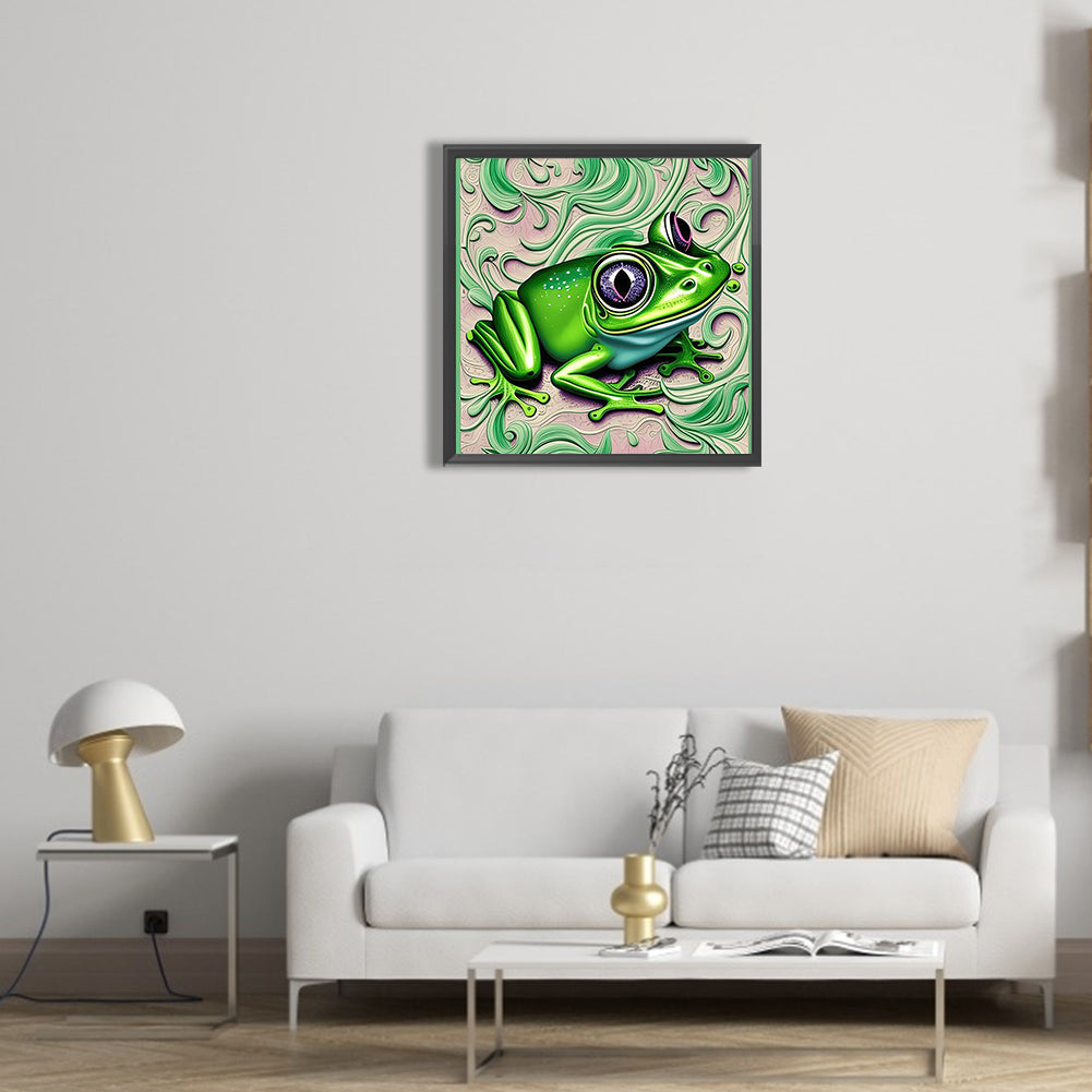 Frog - Full Round Drill Diamond Painting 30*30CM