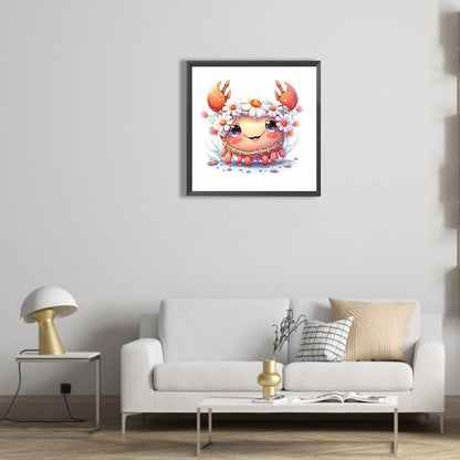 Crab - Full Round Drill Diamond Painting 30*30CM