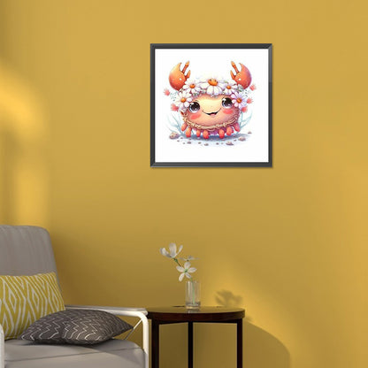 Crab - Full Round Drill Diamond Painting 30*30CM