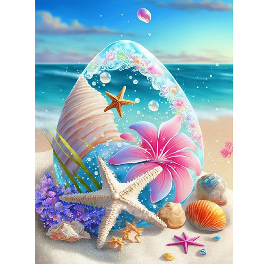 Dream Beach - Full Round Drill Diamond Painting 30*40CM