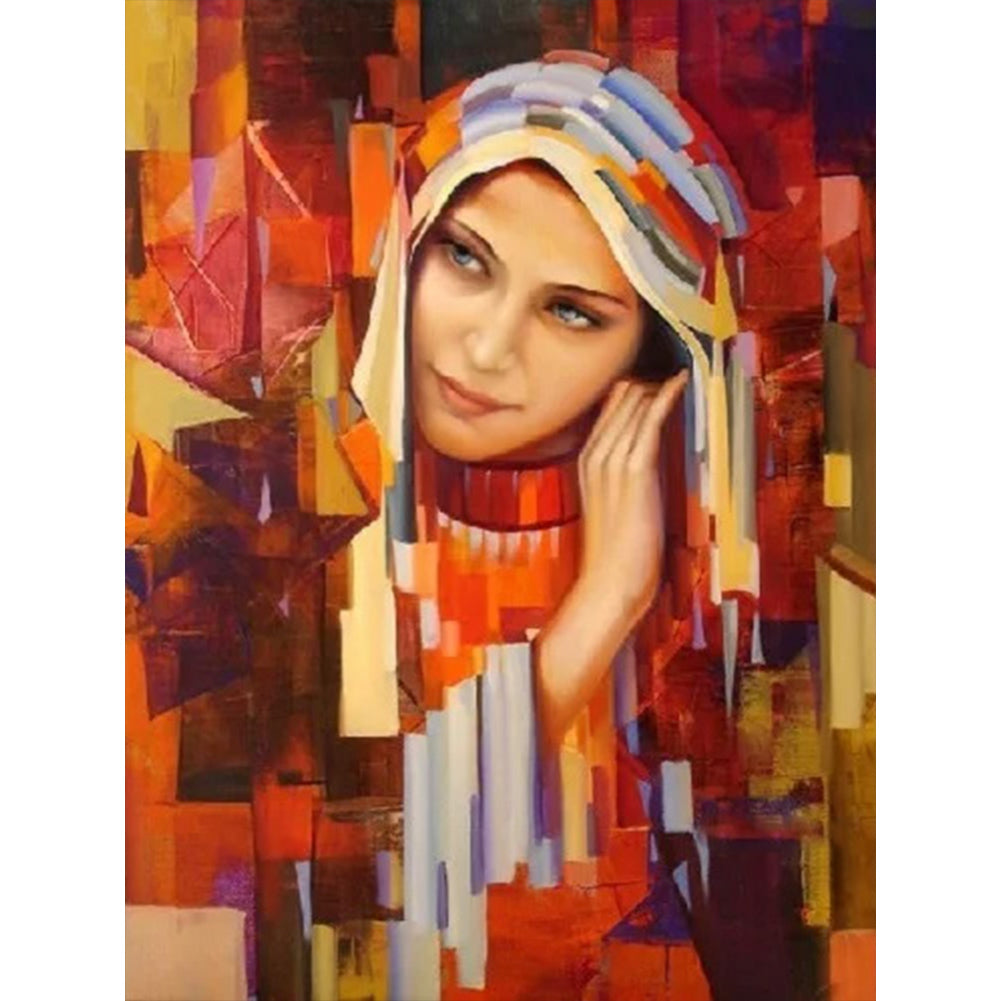 Bulgarian Woman - Full Round Drill Diamond Painting 30*40CM