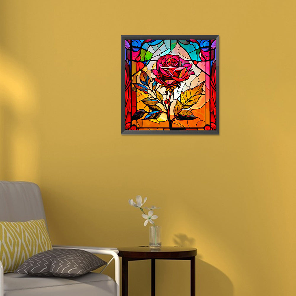 Roses - Full Round Drill Diamond Painting 30*30CM