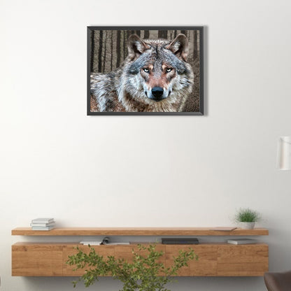 Wolf - Full Round Drill Diamond Painting 40*30CM
