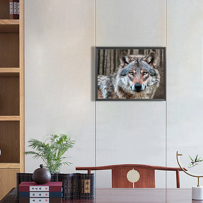 Wolf - Full Round Drill Diamond Painting 40*30CM