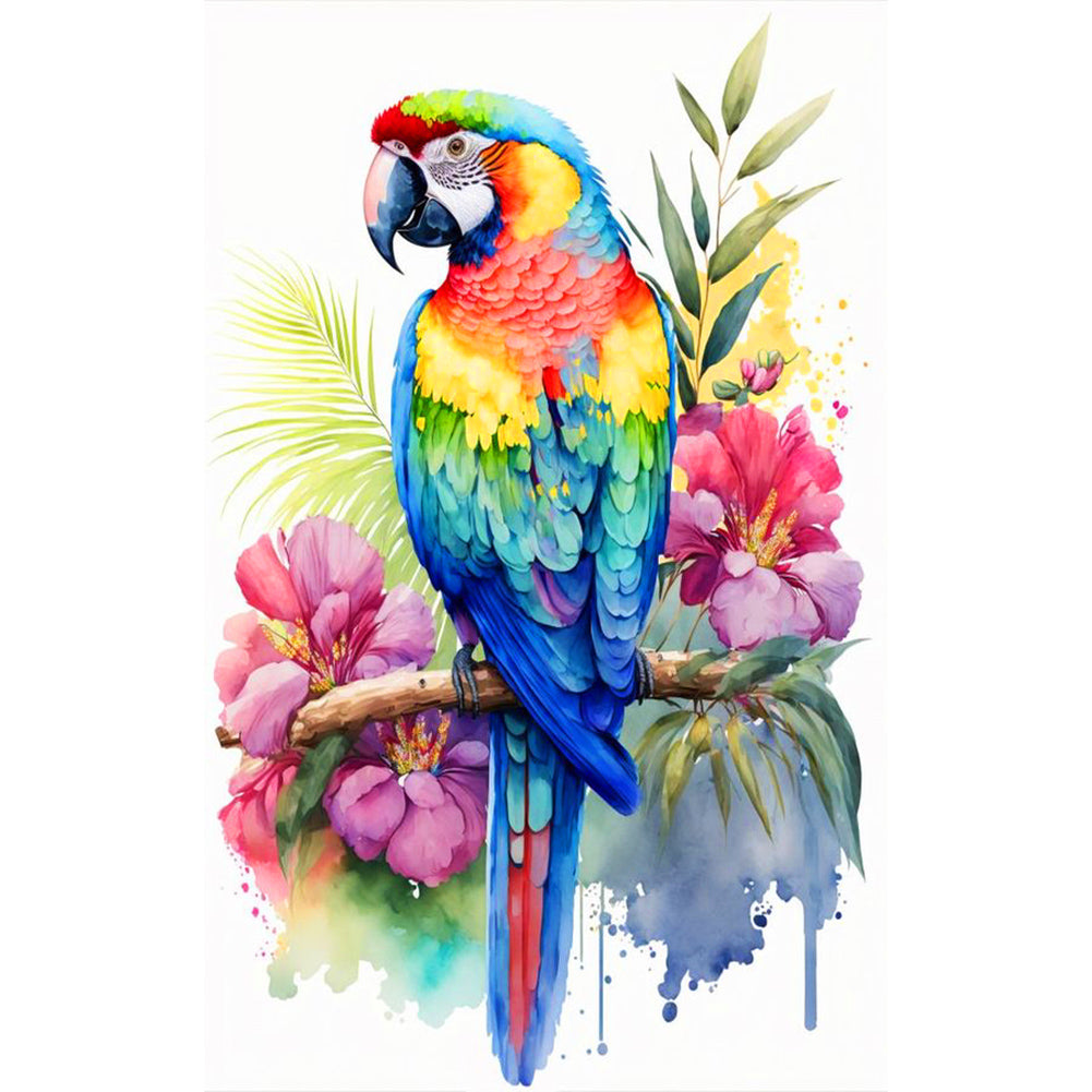Parrot - Full Round Drill Diamond Painting 40*50CM