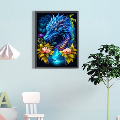 Domineering Dragon - Full Round Drill Diamond Painting 40*60CM