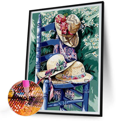 Hat - Full Round Drill Diamond Painting 30*40CM