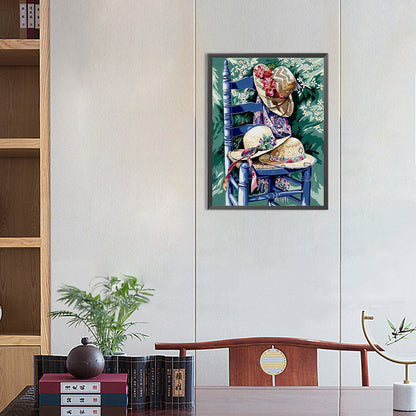 Hat - Full Round Drill Diamond Painting 30*40CM
