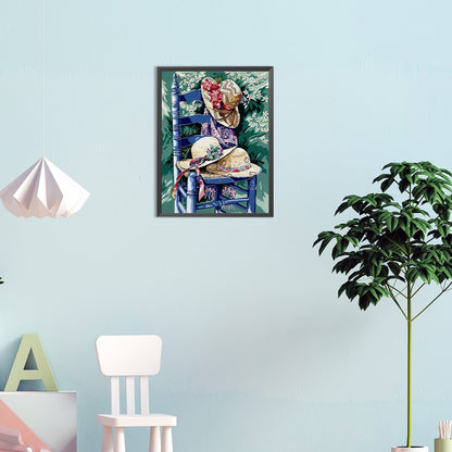 Hat - Full Round Drill Diamond Painting 30*40CM