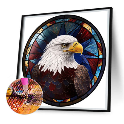 Medal Glass Painting - Full Round Drill Diamond Painting 30*30CM