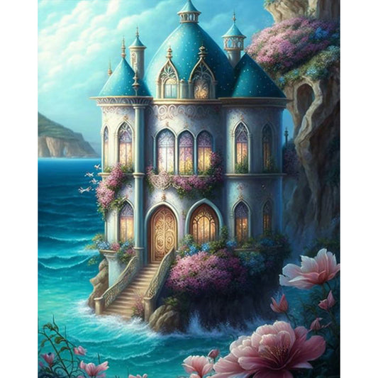 Sea View House - Full Square Drill Diamond Painting 40*50CM