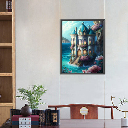 Sea View House - Full Square Drill Diamond Painting 40*50CM