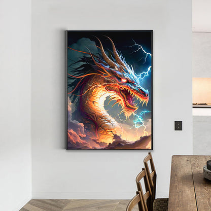 Legendary Dragon - Full Round Drill Diamond Painting 40*55CM