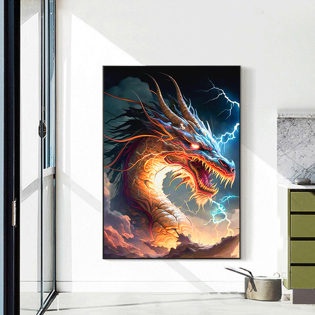 Legendary Dragon - Full Round Drill Diamond Painting 40*55CM