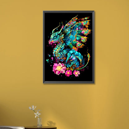 Pterosaur - Full Round Drill Diamond Painting 35*50CM