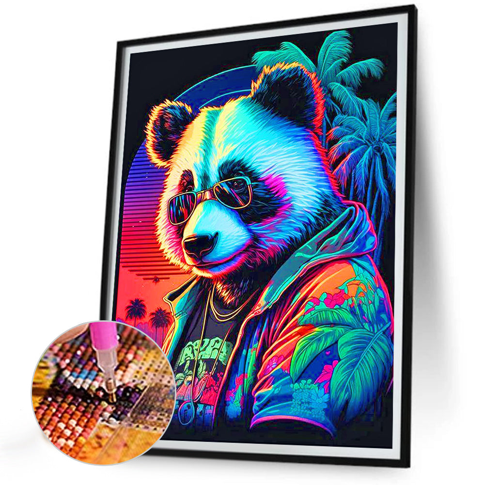 Panda - Full Round Drill Diamond Painting 30*40CM