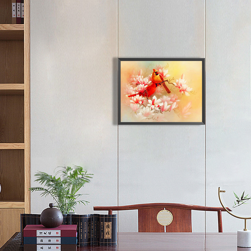 Cardinal - Full Round Drill Diamond Painting 40*30CM