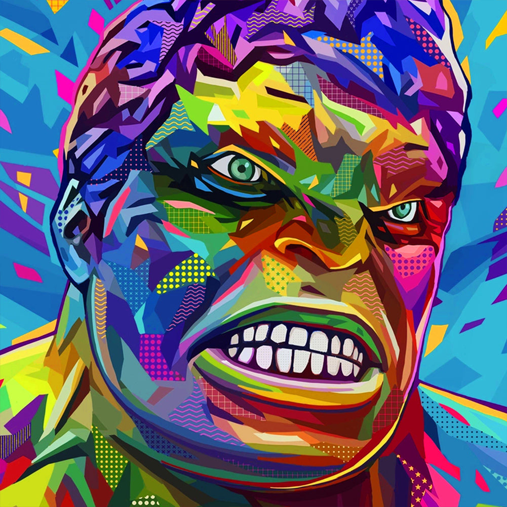 Hulk - Full Round Drill Diamond Painting 30*30CM