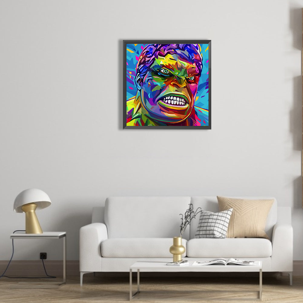 Hulk - Full Round Drill Diamond Painting 30*30CM