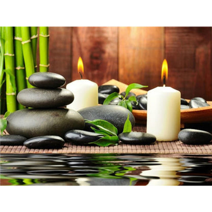 Zen Pebbles - Full Round Drill Diamond Painting 40*30CM