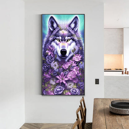 Tufted Wolf - Full Square Drill Diamond Painting 40*70CM