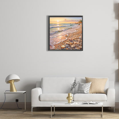 Dream Beach - Full Round Drill Diamond Painting 30*30CM