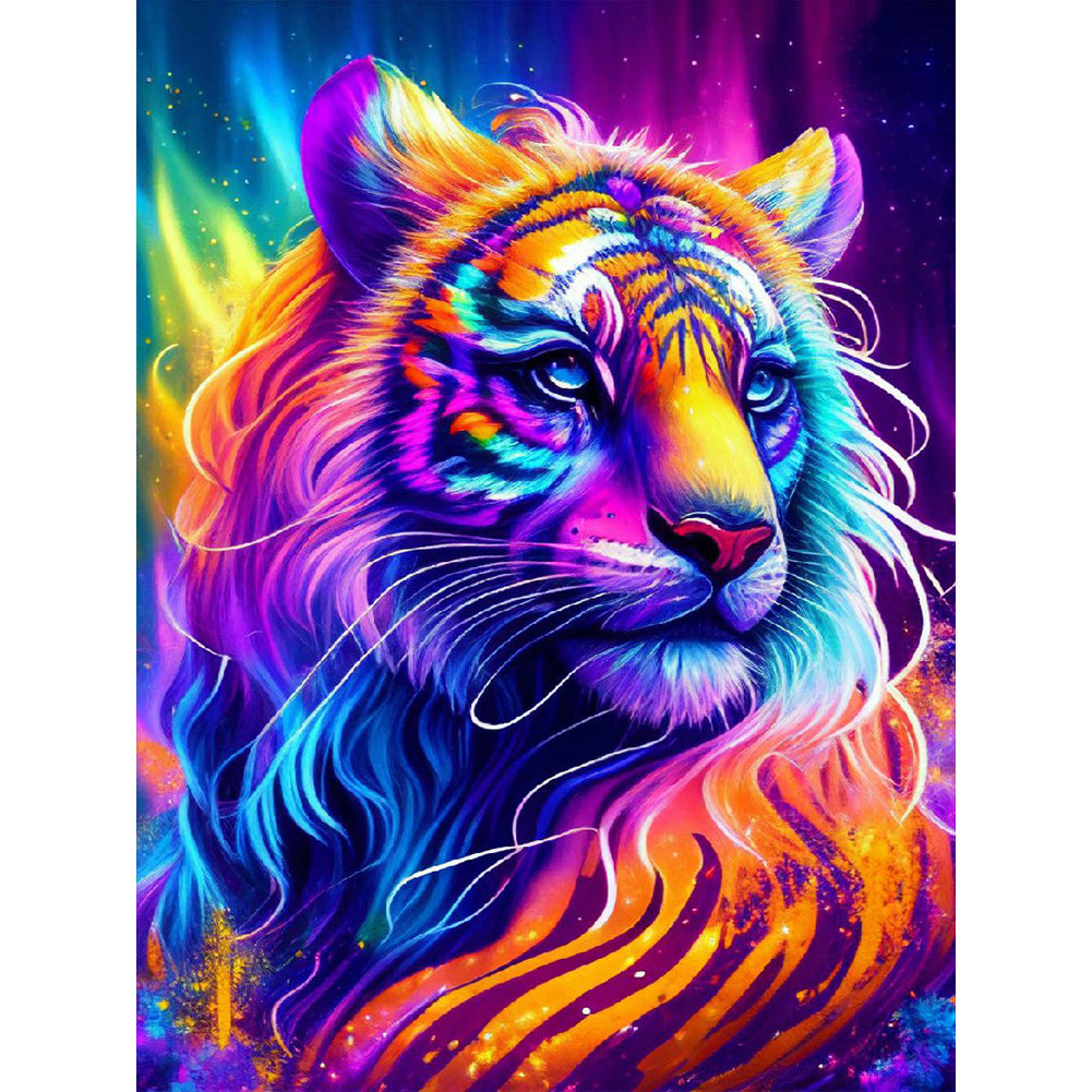 Color Tiger - Full Round Drill Diamond Painting 30*40CM