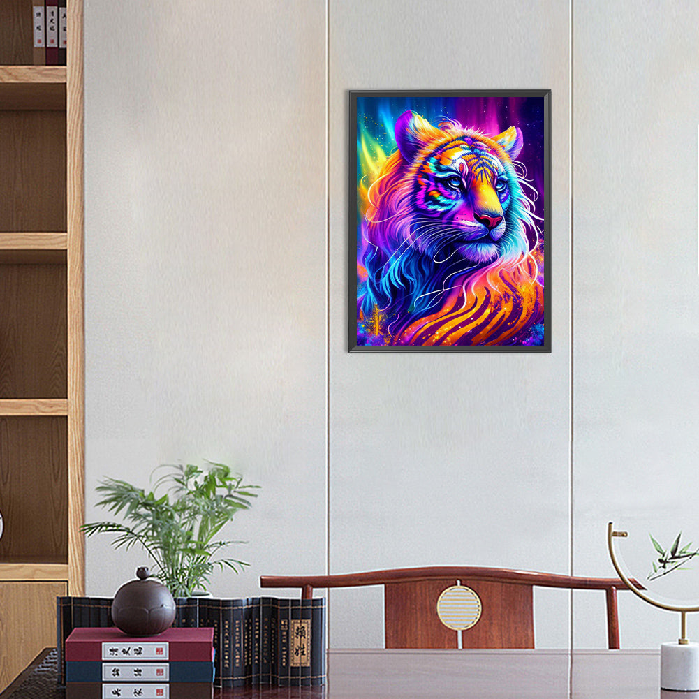 Color Tiger - Full Round Drill Diamond Painting 30*40CM