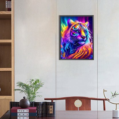 Color Tiger - Full Round Drill Diamond Painting 30*40CM