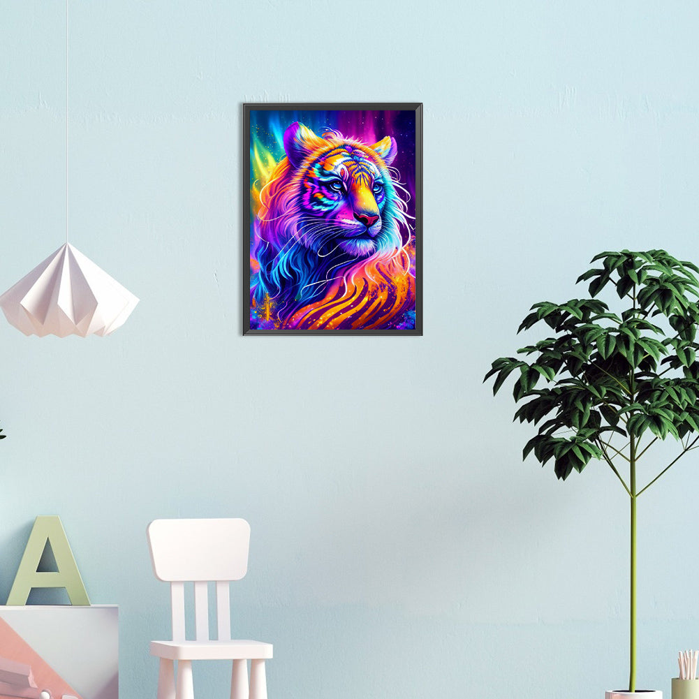 Color Tiger - Full Round Drill Diamond Painting 30*40CM