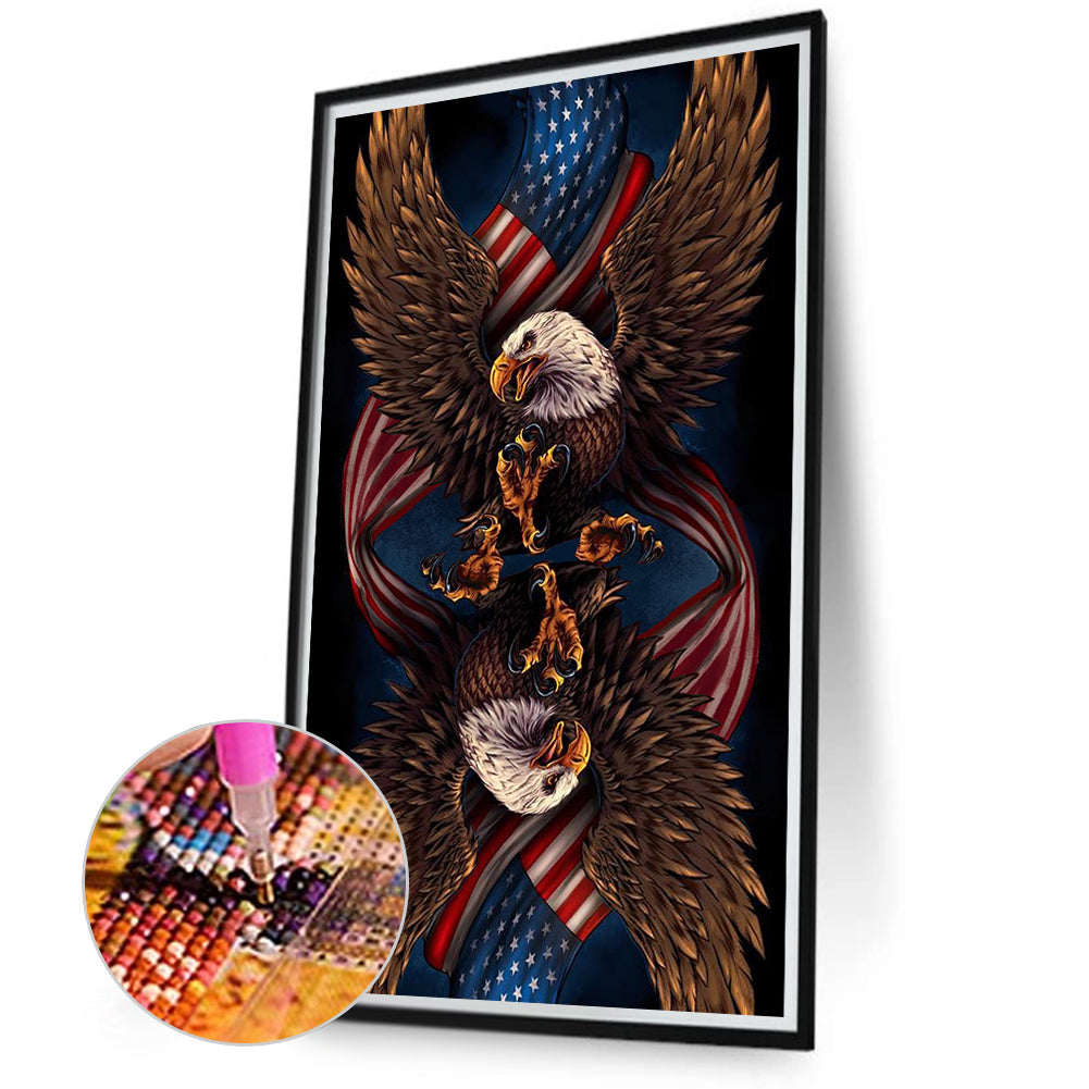 Eagle - Full Round Drill Diamond Painting 40*70CM