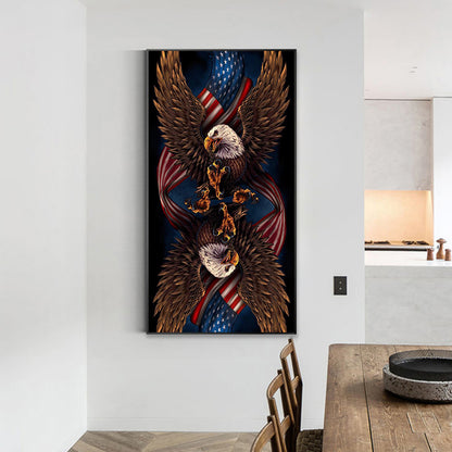 Eagle - Full Round Drill Diamond Painting 40*70CM