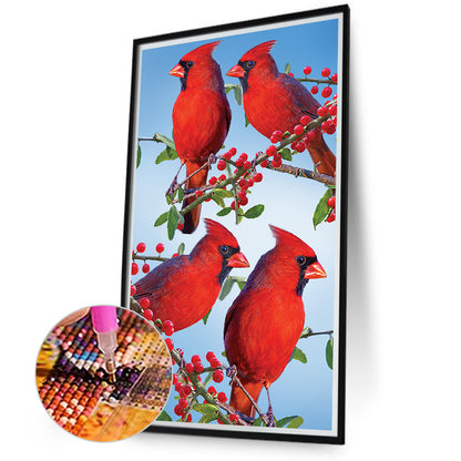 Cardinal - Full Round Drill Diamond Painting 40*70CM