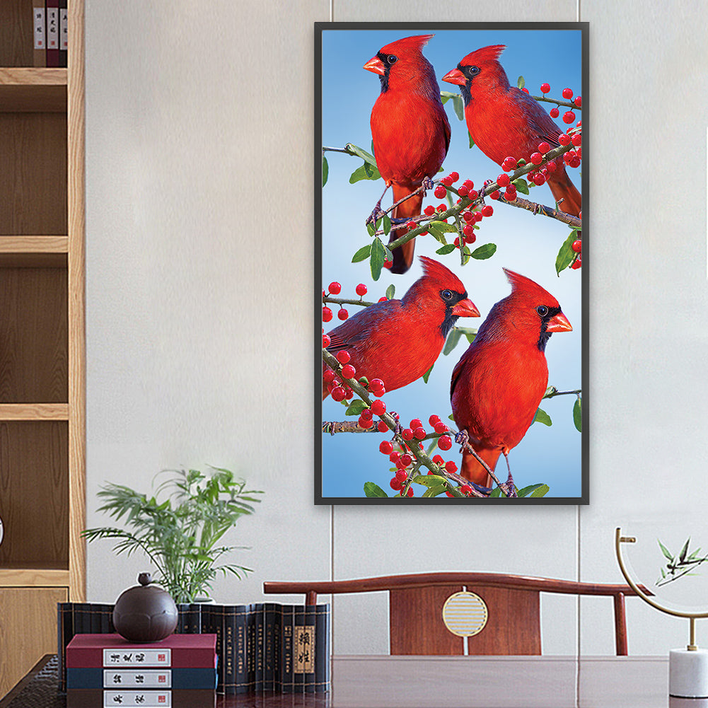 Cardinal - Full Round Drill Diamond Painting 40*70CM