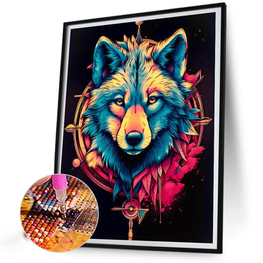 Wolf - Full Square Drill Diamond Painting 30*40CM