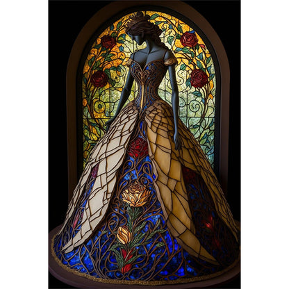 Colorful Skirt - Full Round Drill Diamond Painting 40*60CM