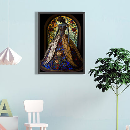 Colorful Skirt - Full Round Drill Diamond Painting 40*60CM