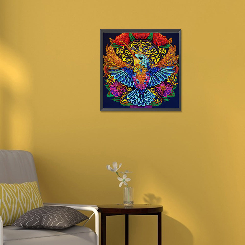 Hummingbird - Special Shaped Drill Diamond Painting 30*30CM
