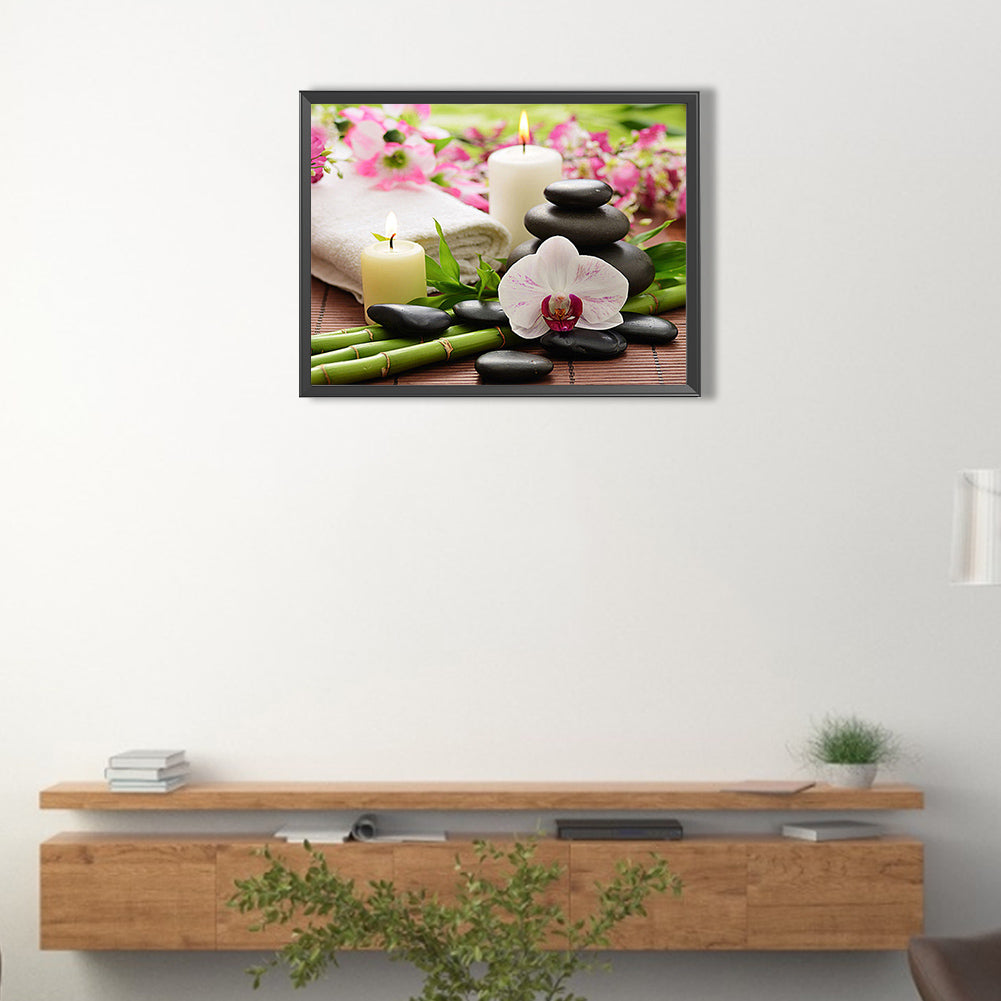 Zen Pebbles - Full Round Drill Diamond Painting 40*30CM