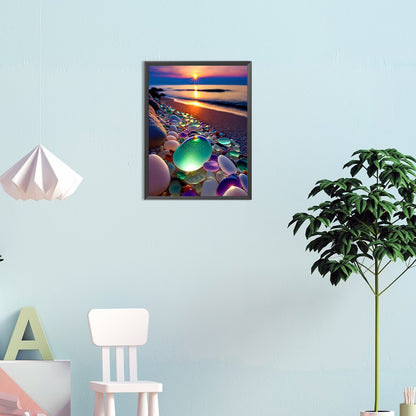 Colored Stones - Full Round Drill Diamond Painting 30*40CM