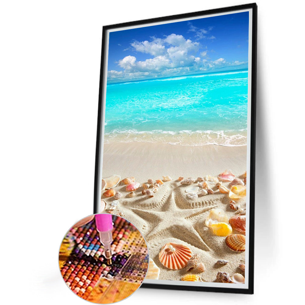Beach Shells - Full Round Drill Diamond Painting 40*60CM